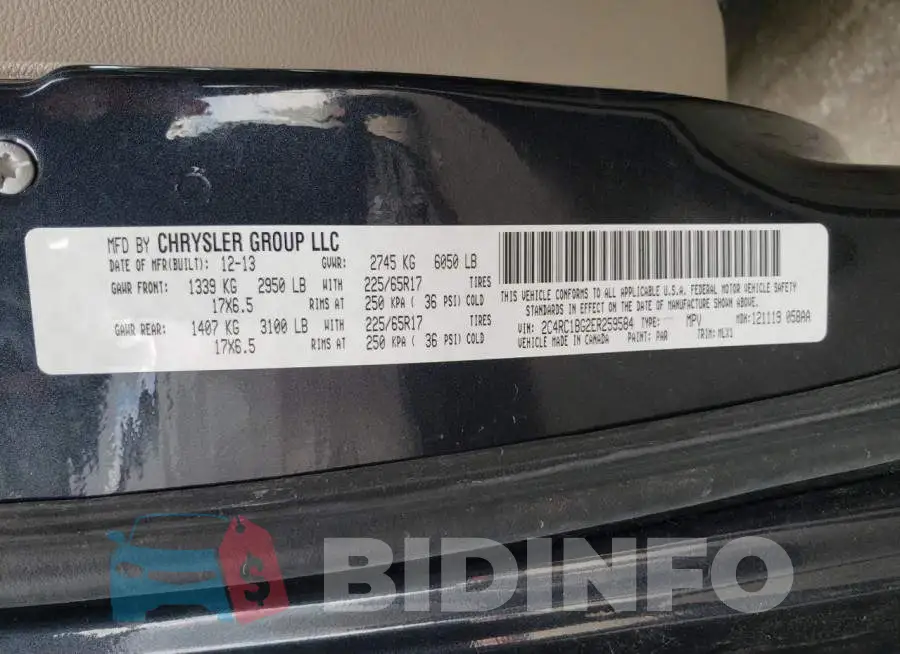 2C4RC1BG2ER259584 Photo# 10