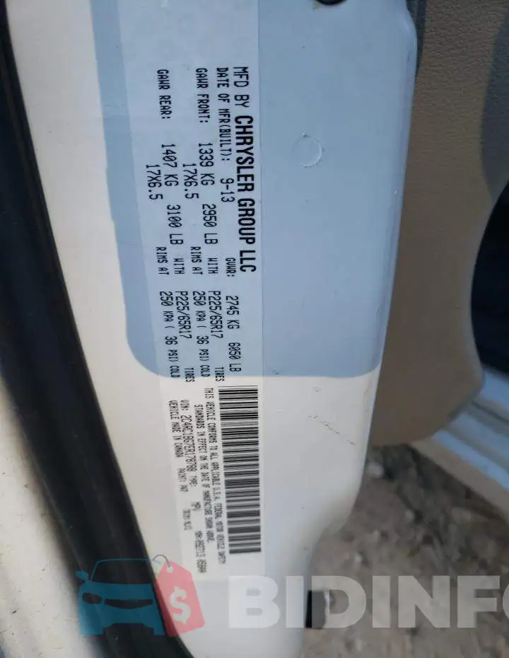 2C4RC1BG7ER178788 Photo# 10