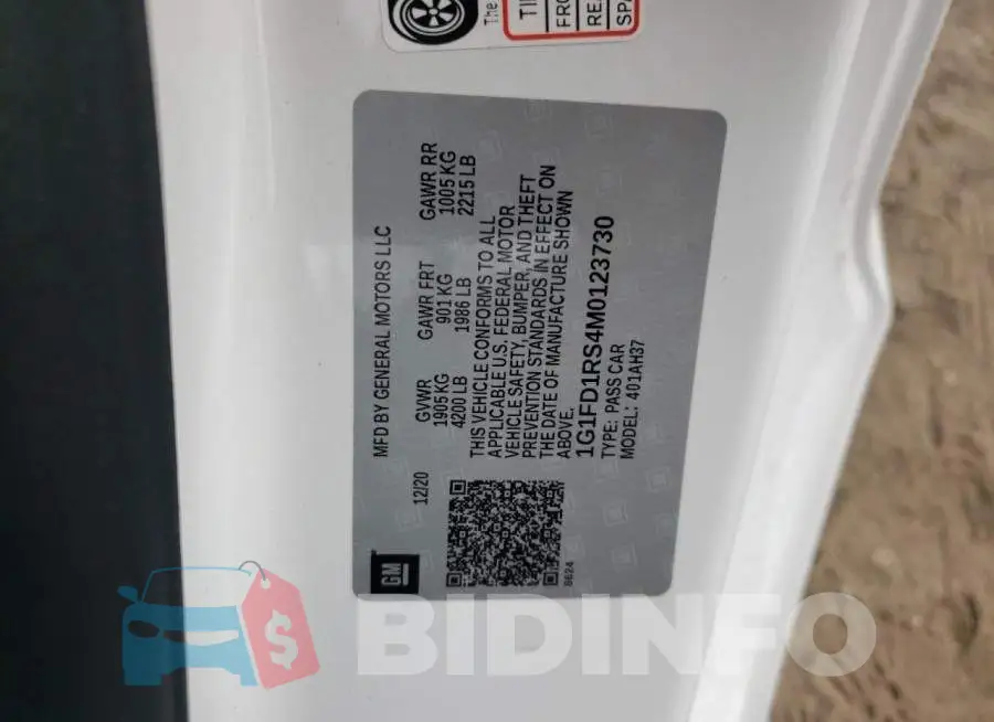 1G1FD1RS4M0123730 Photo# 12
