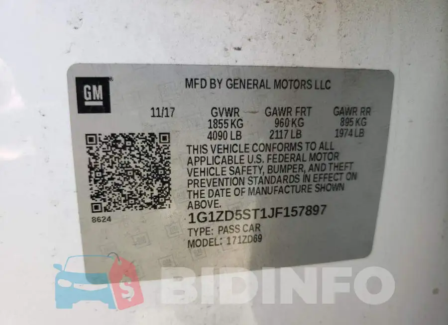 1G1ZD5ST1JF157897 Photo# 10