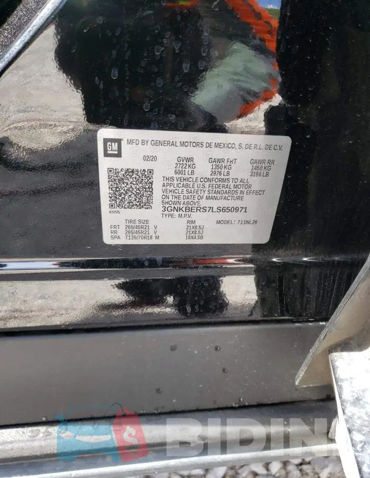 3GNKBERS7LS650971 Photo# 10