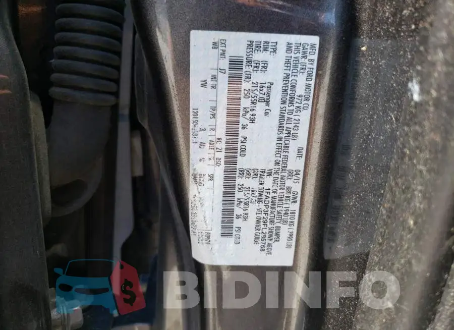 1FADP3F29FL285768 Photo# 10