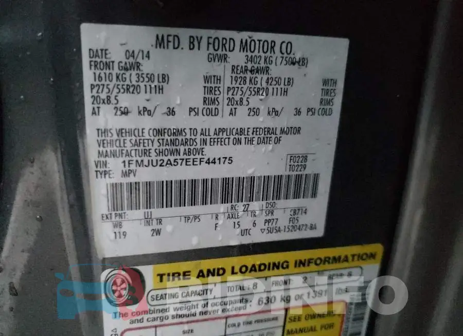 1FMJU2A57EEF44175 Photo# 13