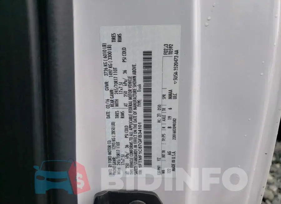 1FTMF1C87GFB34101 Photo# 12