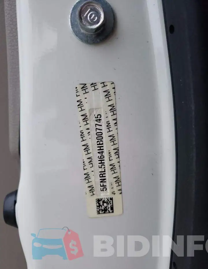 5FNRL5H64HB007745 Photo# 13