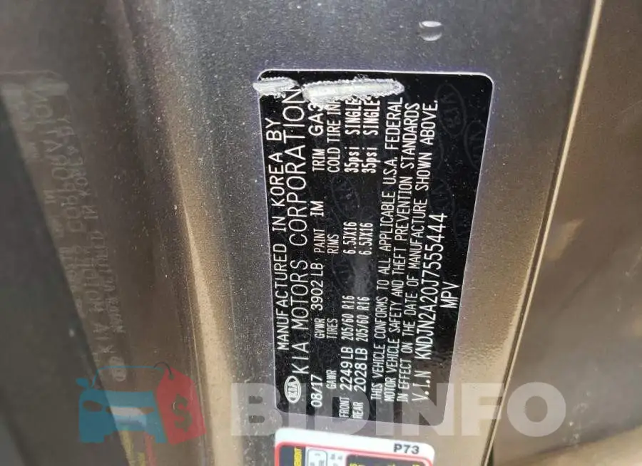 KNDJN2A20J7555444 Photo# 10