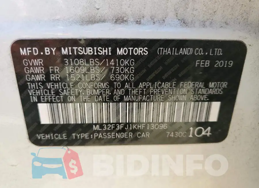 ML32F3FJ1KHF13096 Photo# 10