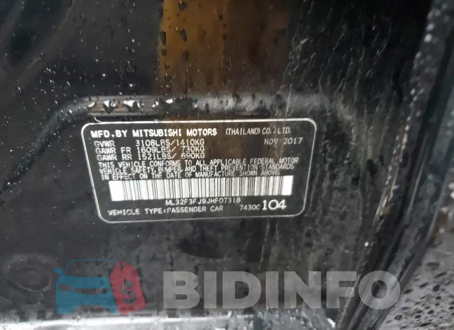 ML32F3FJ9JHF07318 Photo# 12