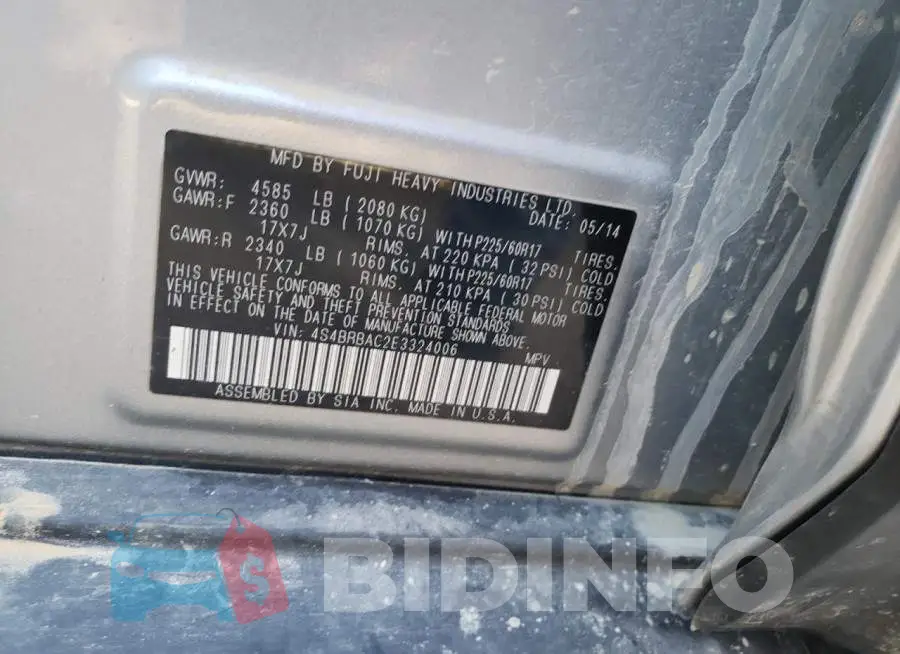 4S4BRBAC2E3324006 Photo# 13