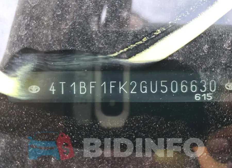 4T1BF1FK2GU506630 Photo# 12