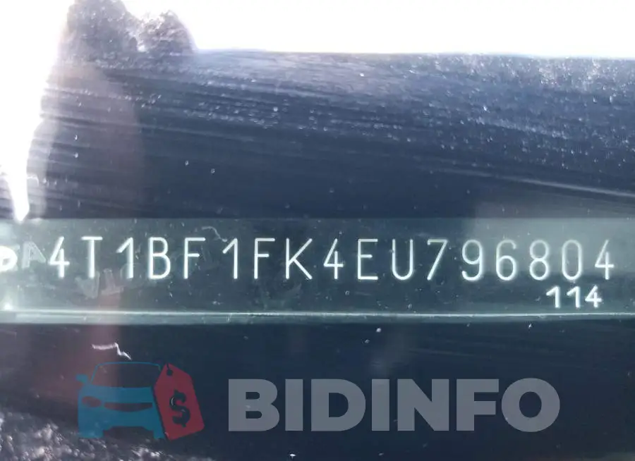 4T1BF1FK4EU796804 Photo# 10