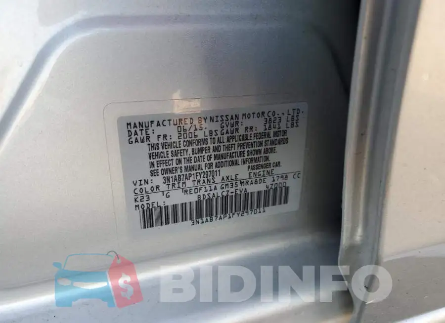 3N1AB7AP1FY297011 Photo# 12