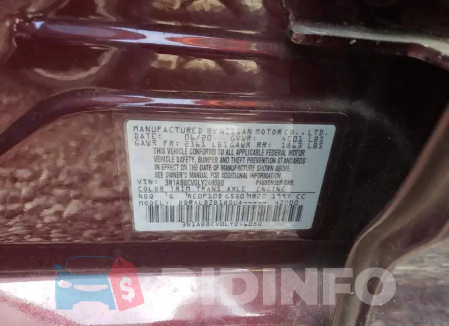 3N1AB8CV0LY246080 Photo# 12