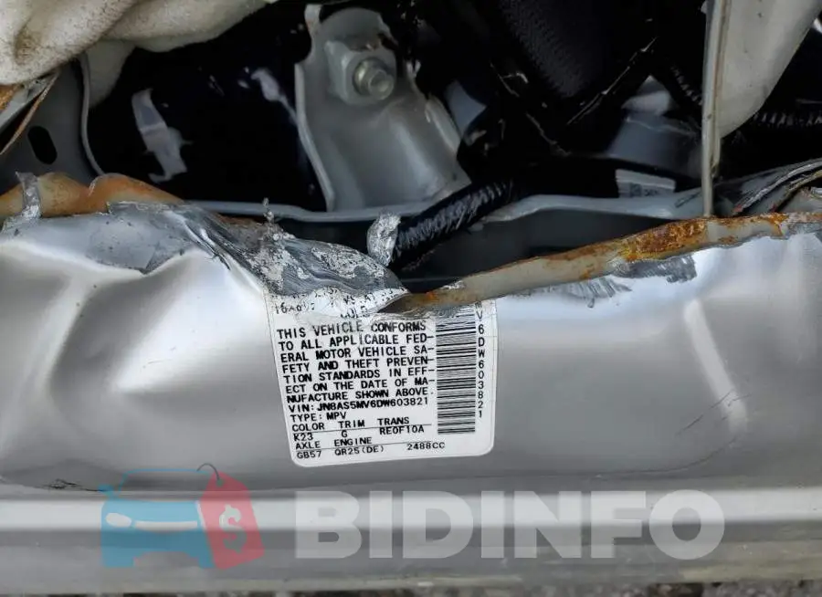 JN8AS5MV6DW603821 Photo# 10