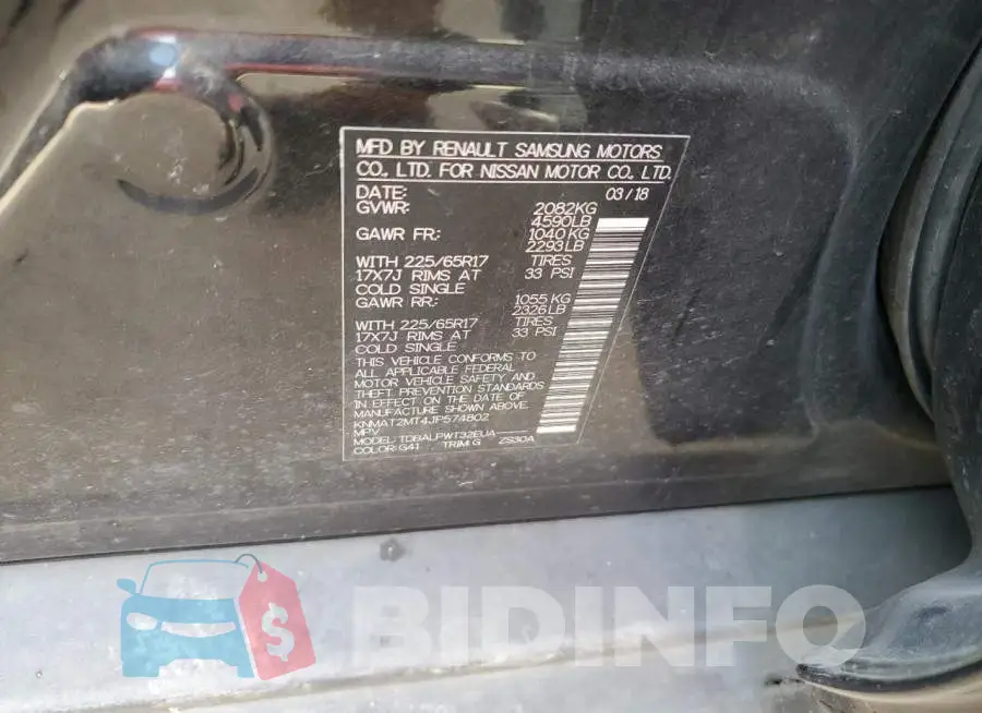 KNMAT2MT4JP574802 Photo# 10