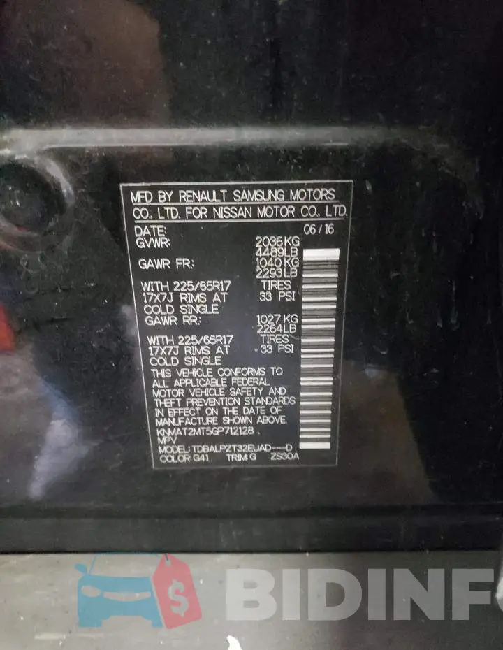 KNMAT2MT5GP712128 Photo# 13