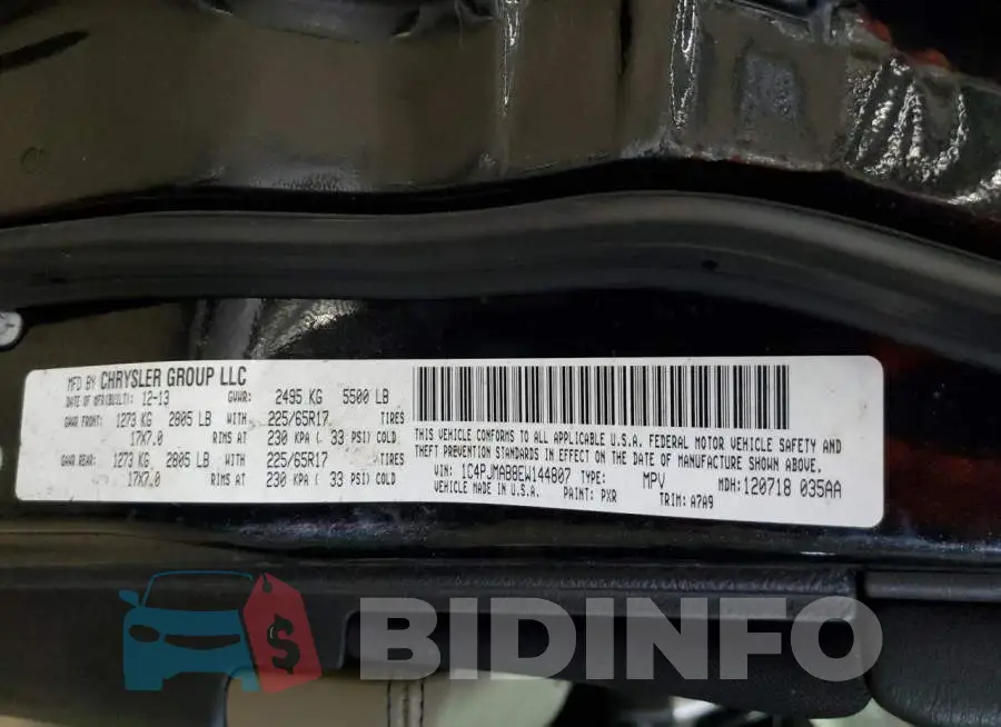 1C4PJMAB8EW144807 Photo# 13