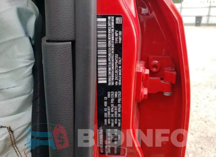 ZACCJBCT5FPB47252 Photo# 10