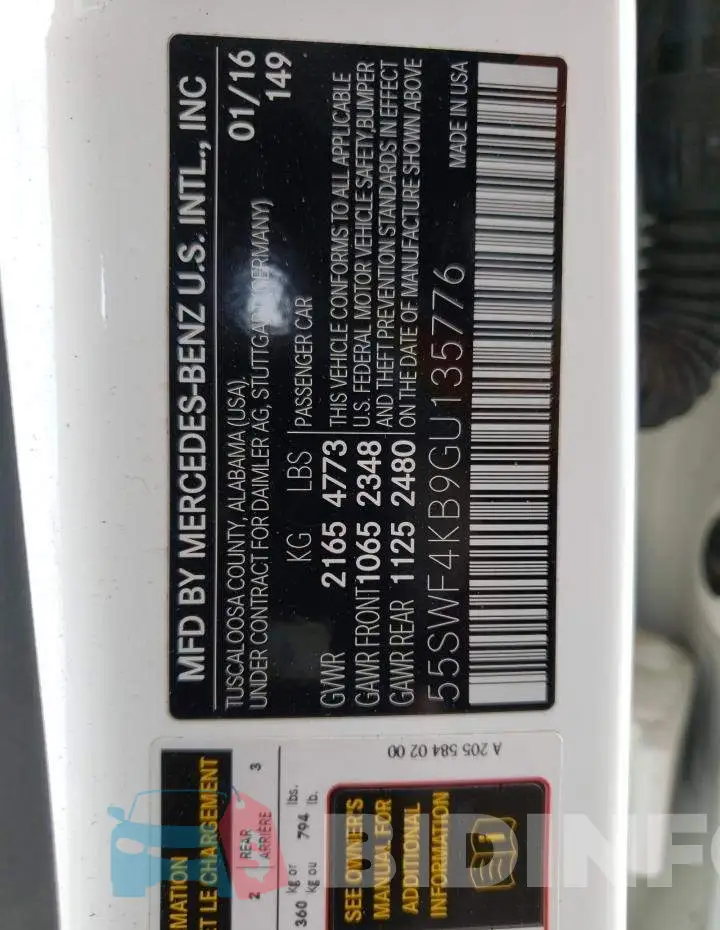 55SWF4KB9GU135776 Photo# 10