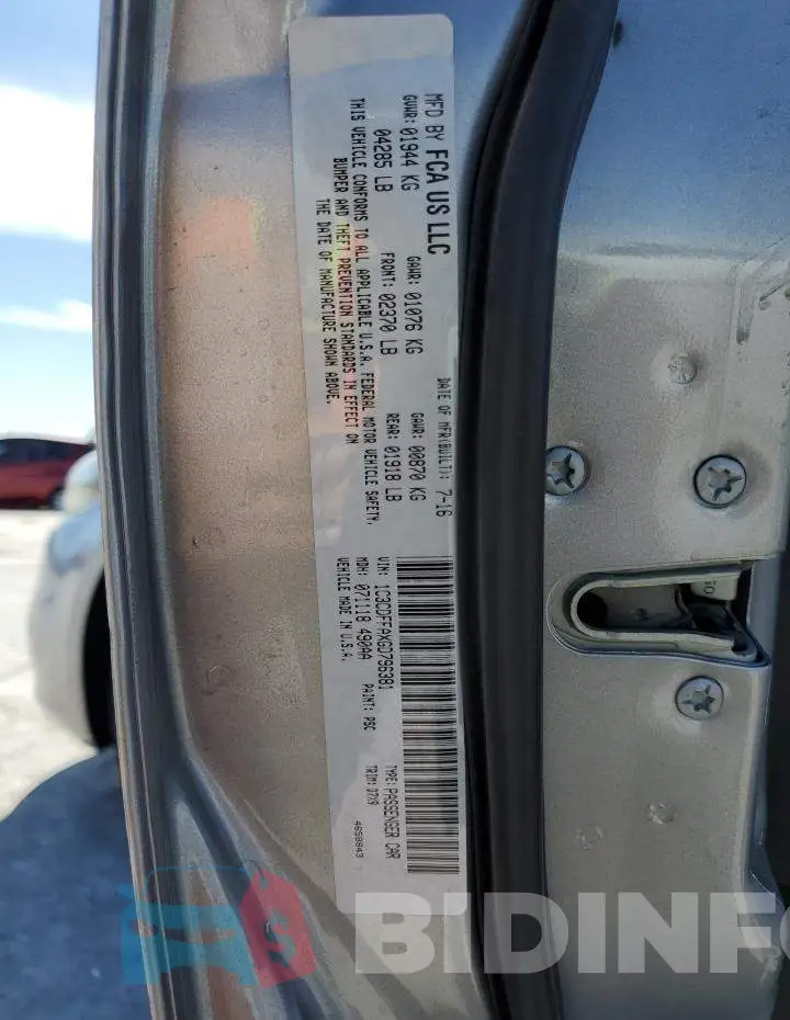 1C3CDFFAXGD796381 Photo# 10