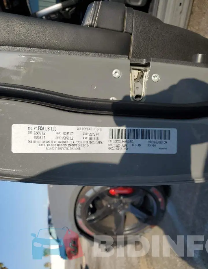 2C3CDXL9XKH561913 Photo# 13