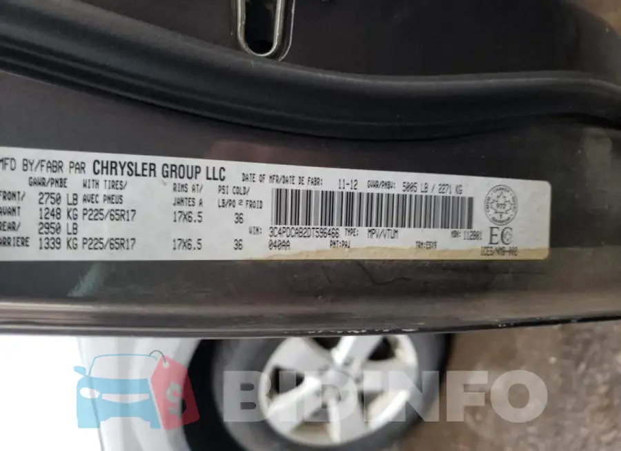 3C4PDCAB2DT596466 Photo# 13