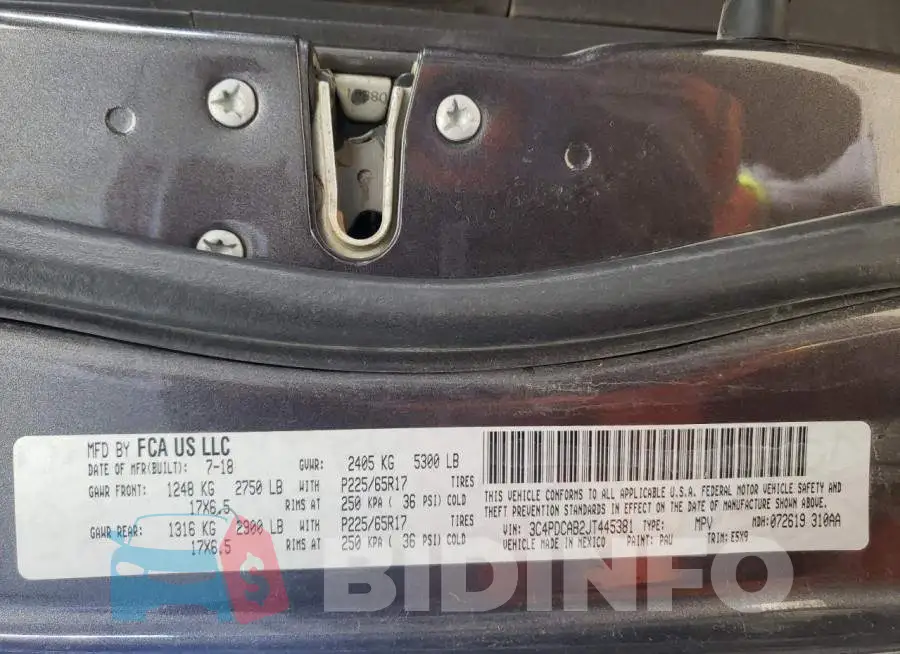 3C4PDCAB2JT445381 Photo# 10