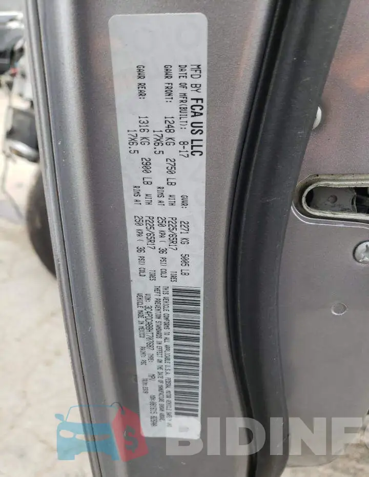 3C4PDCAB8HT707687 Photo# 10
