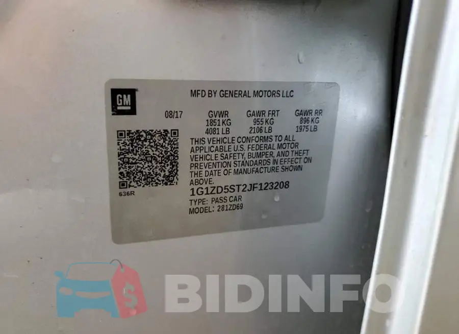 1G1ZD5ST2JF123208 Photo# 12