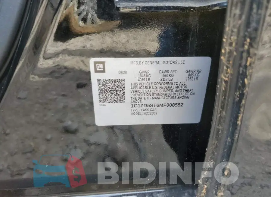 1G1ZD5ST6MF008552 Photo# 12