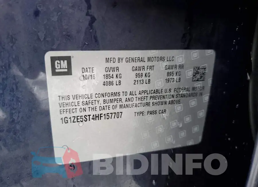 1G1ZE5ST4HF157707 Photo# 12