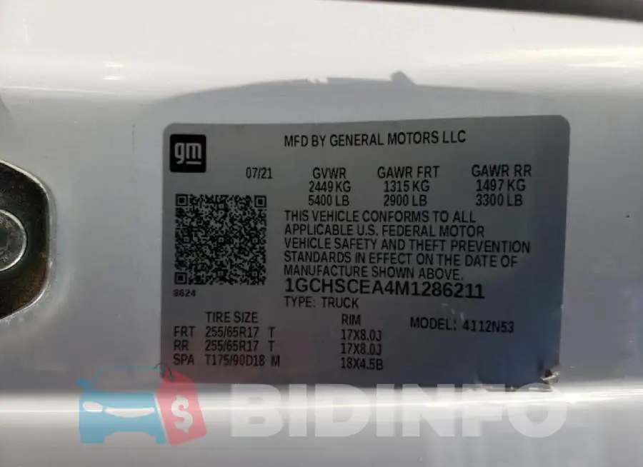 1GCHSCEA4M1286211 Photo# 13