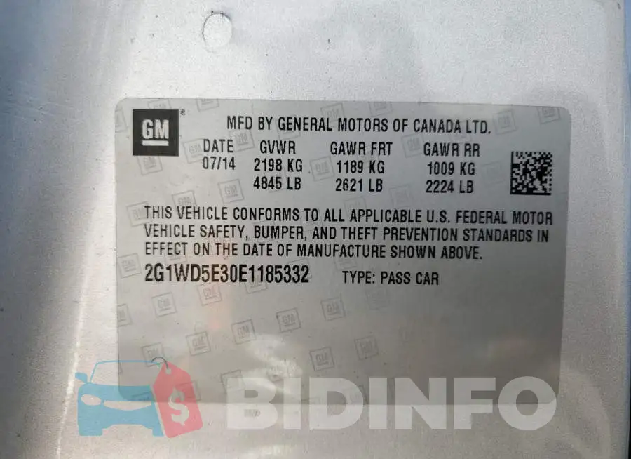 2G1WD5E30E1185332 Photo# 10