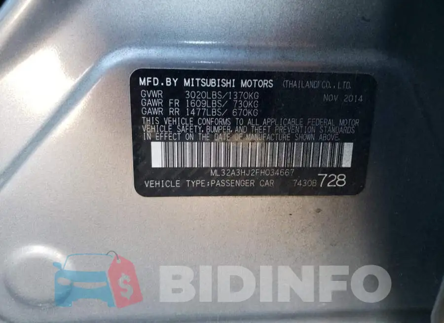 ML32A3HJ2FH034667 Photo# 12