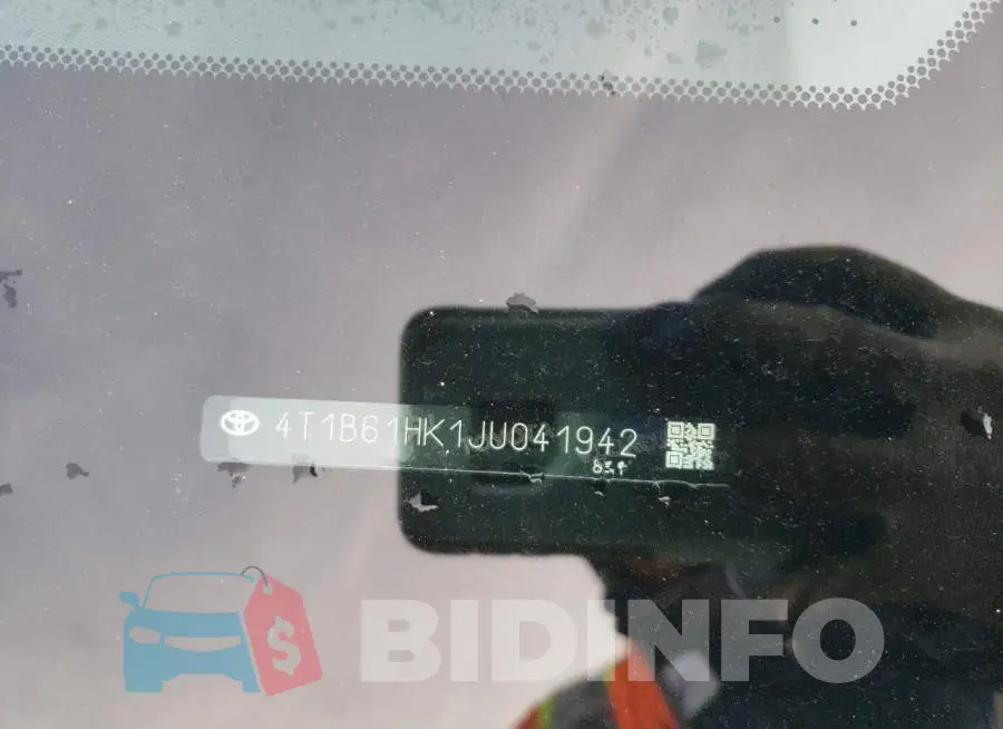4T1B61HK1JU041942 Photo# 12
