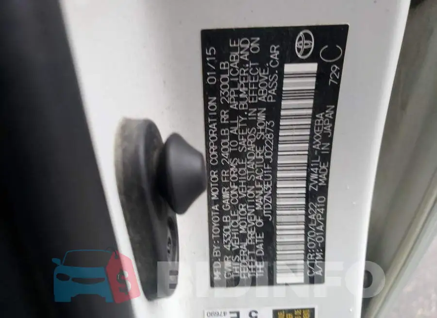 JTDZN3EU1FJ022873 Photo# 10