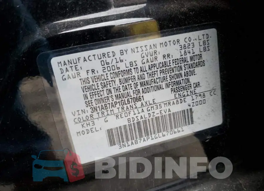 3N1AB7AP1GL670661 Photo# 12