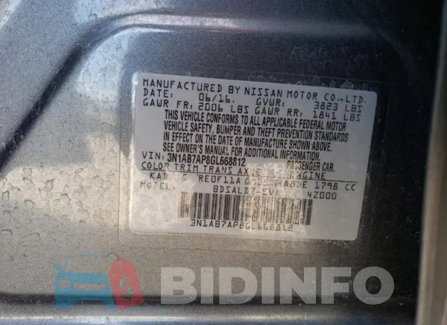 3N1AB7AP8GL668812 Photo# 13