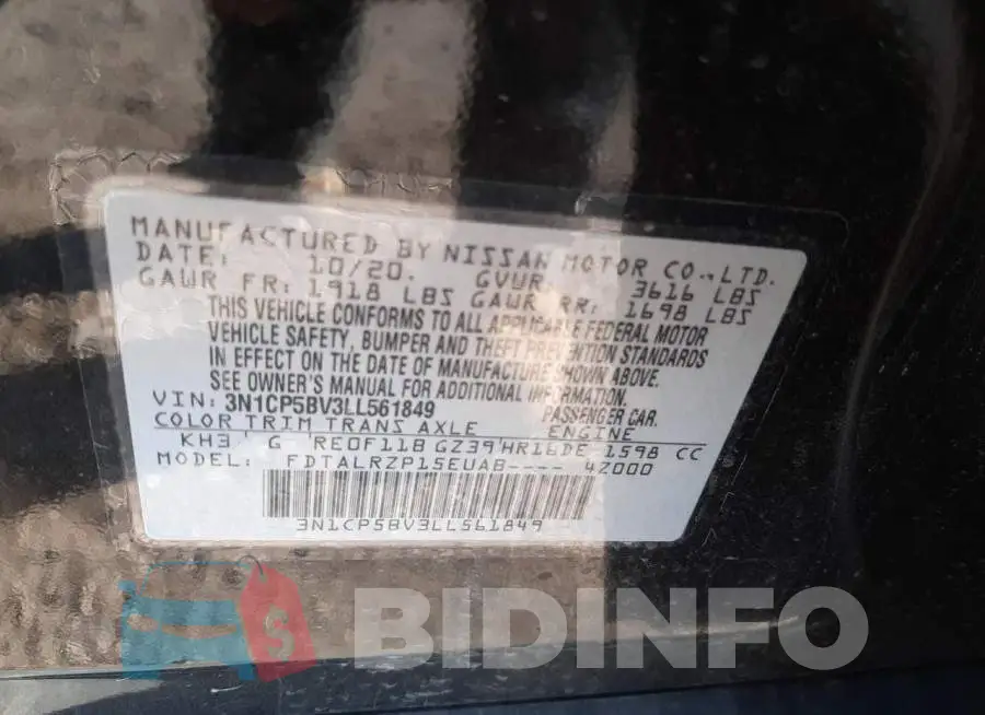 3N1CP5BV3LL561849 Photo# 12