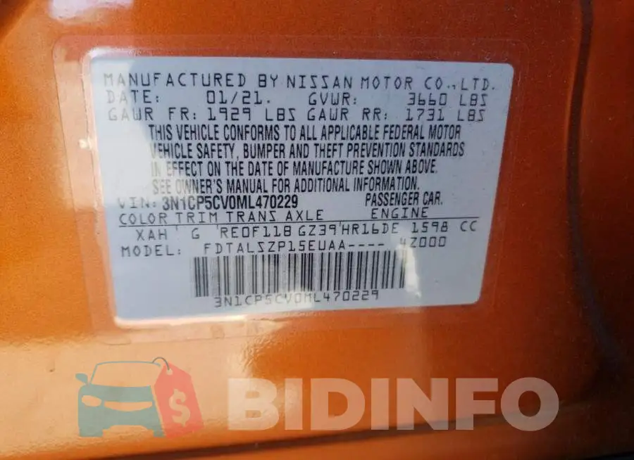 3N1CP5CV0ML470229 Photo# 10