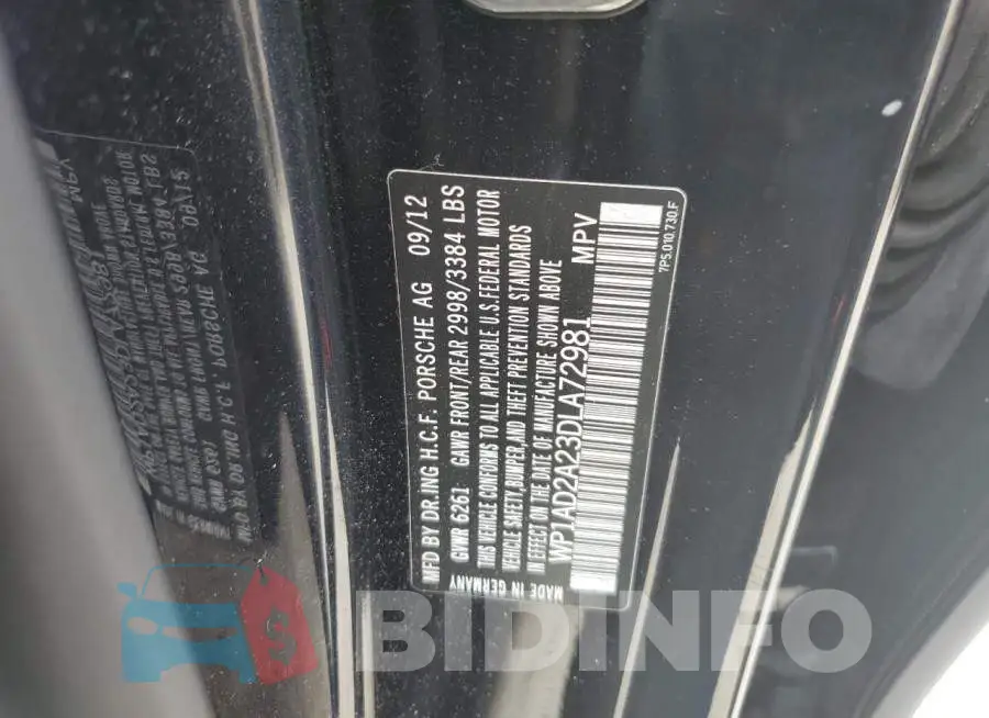 WP1AD2A23DLA72981 Photo# 14