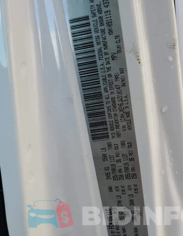 1C4HJXEN6JW310147 Photo# 10