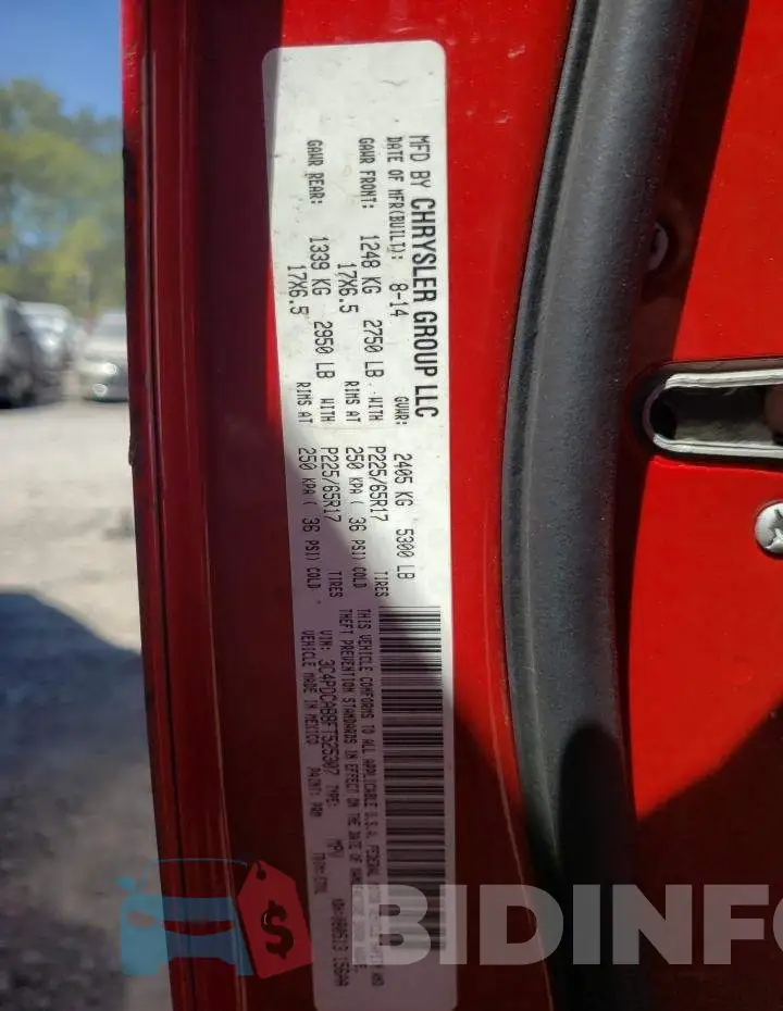 3C4PDCAB8FT525307 Photo# 10