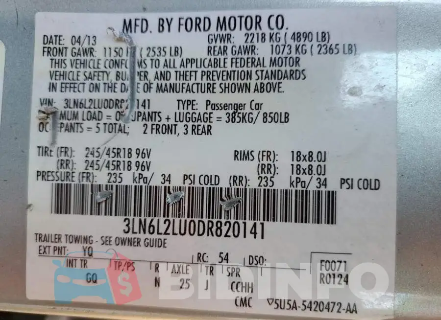 3LN6L2LU0DR820141 Photo# 12