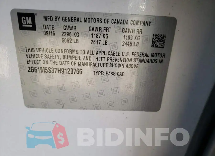 2G61M5S37H9120766 Photo# 12