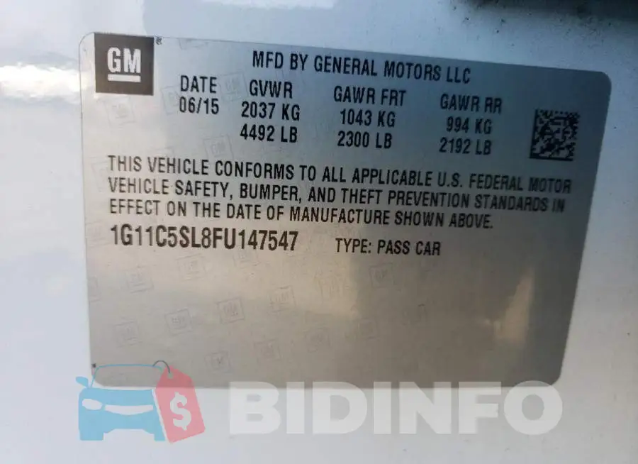 1G11C5SL8FU147547 Photo# 12