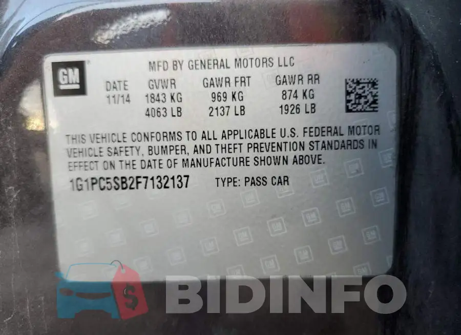 1G1PC5SB2F7132137 Photo# 12