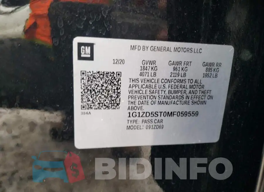 1G1ZD5ST0MF059559 Photo# 12