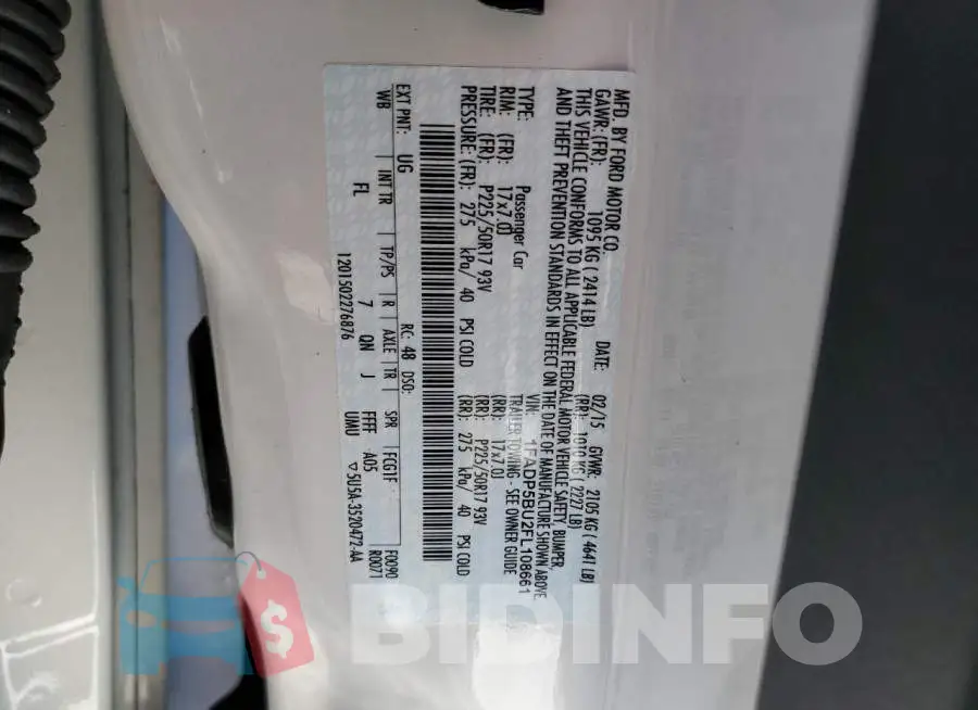 1FADP5BU2FL108661 Photo# 10