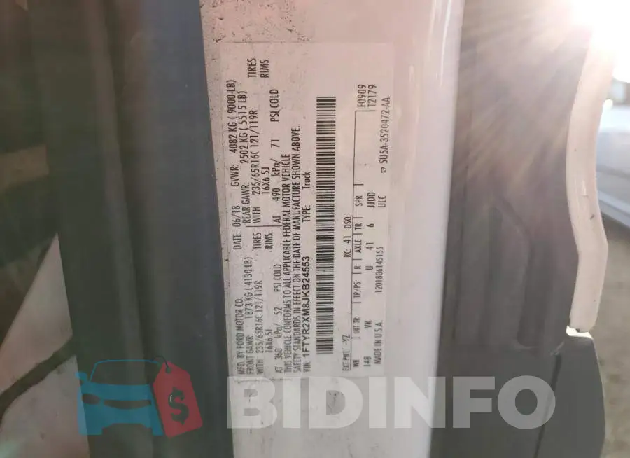 1FTYR2XM8JKB24553 Photo# 10